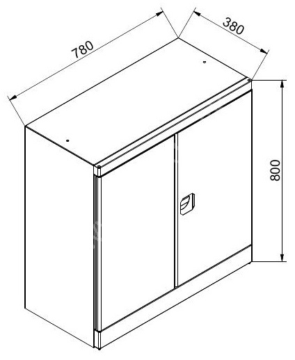Extension for cabinet type B